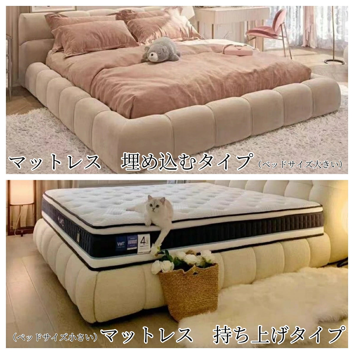 ベッドフレーム 高級感 ベッド おしゃれ マットレス購入可 サイズオーダー 寝室 可愛い ベルベット ベロア調 ローベッド シングル セミダブル ダブル クイーン キング ベット bed インテリア 家具 北欧 モダン 高級 おしゃれ 一人暮らし BED01