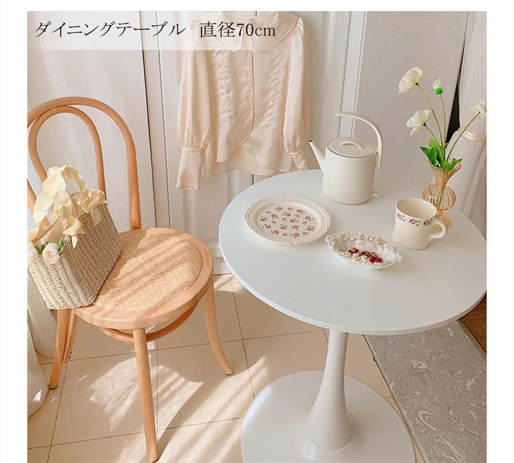 椅子 カフェテーブル 円形テーブル ダイニングテーブルセット おしゃれ 丸テーブル 白 黒 ブラック ブラウン 大理石天板 ティーテーブル 北欧 一人暮らし 組み立て簡単 スチール ホワイト 省スペース コンパクト 2人 3人用 直径 SF29