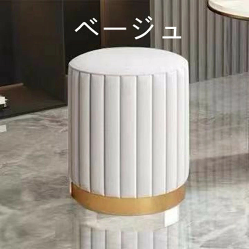 スツール　円形スツール　円形椅子　ベロア調　ベルベットラウンドスツール　カラ　椅子　大人気　4色あり　 スツール　椅子 おしゃれ イス 丸 ベロア スチール　 上品 高級感 かわいい おしゃれ 北欧 ドレッサースツール 	SF07　
