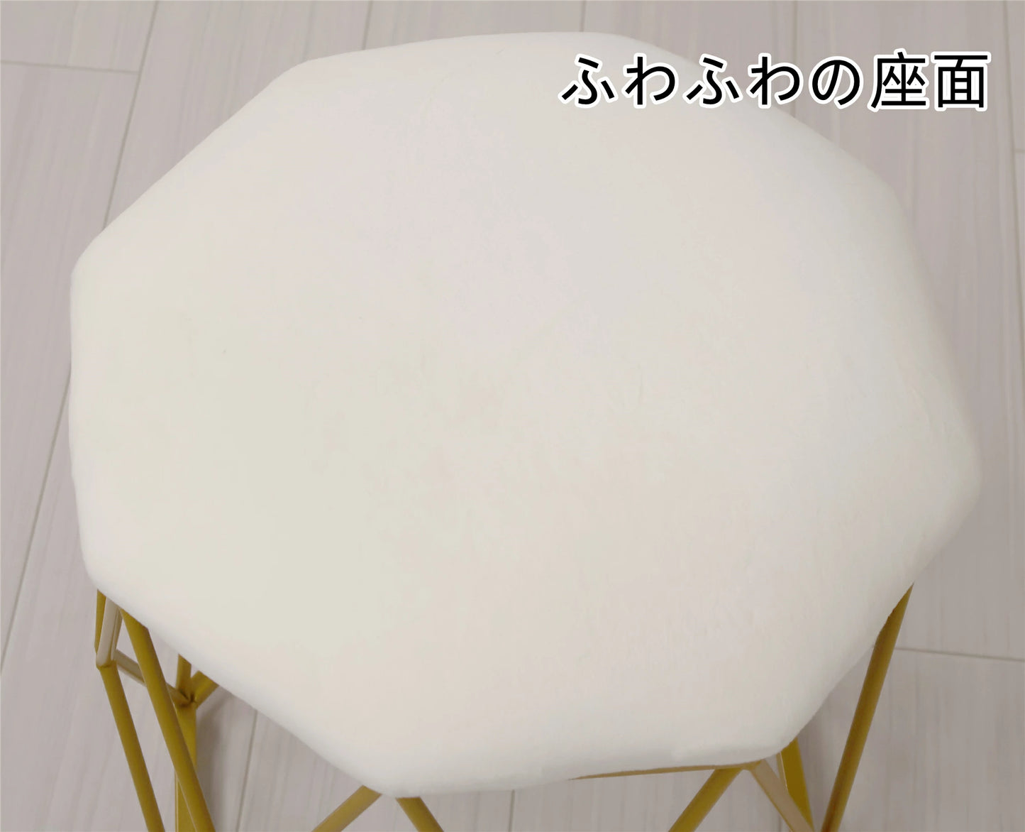 ドレッサーチェア化粧椅子イス鏡台用姫系金属製 丸いスツール　 ゴールデンフランネル化粧台ベッドルームラウンジチェア モダンダイニングチェア　SF09