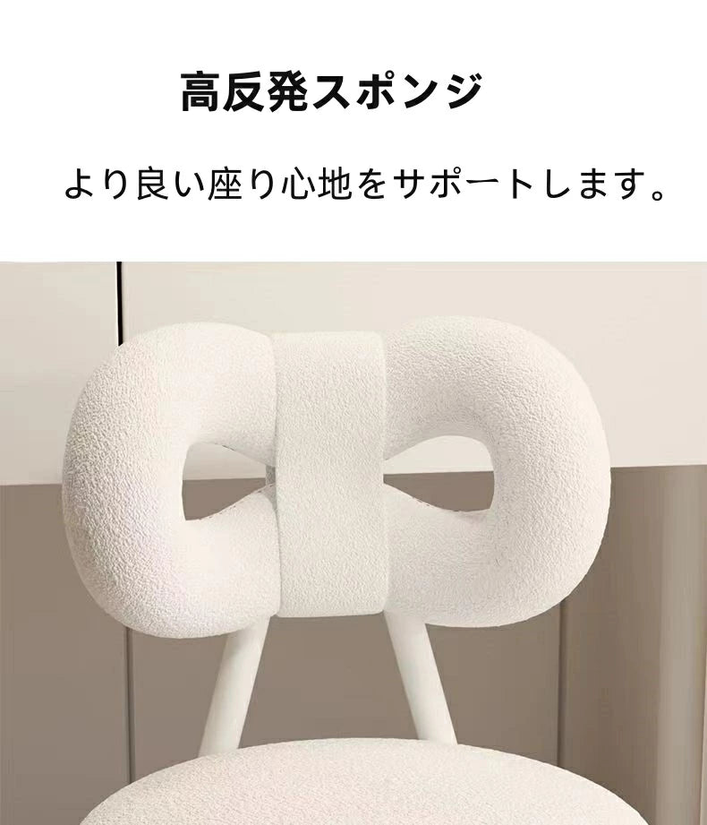 ドレッサー　ダイニングチェア　椅子　おしゃれ　高級感あり　デスクチェア　オフィスチェア　ドレッサーチェア 　化粧椅子 ベルベット 肉厚座面 メイクアップチェア リビングチェア カフェバー リビングルーム用 SF36